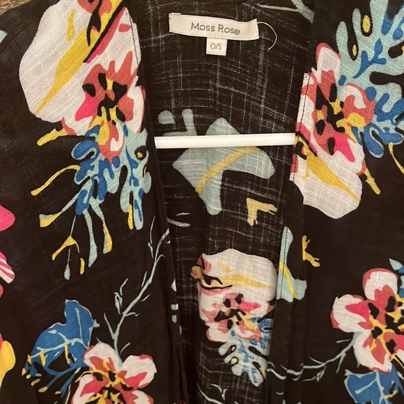 Kimono Swim Cover Up, One Size fits All - Picture 2 of 3